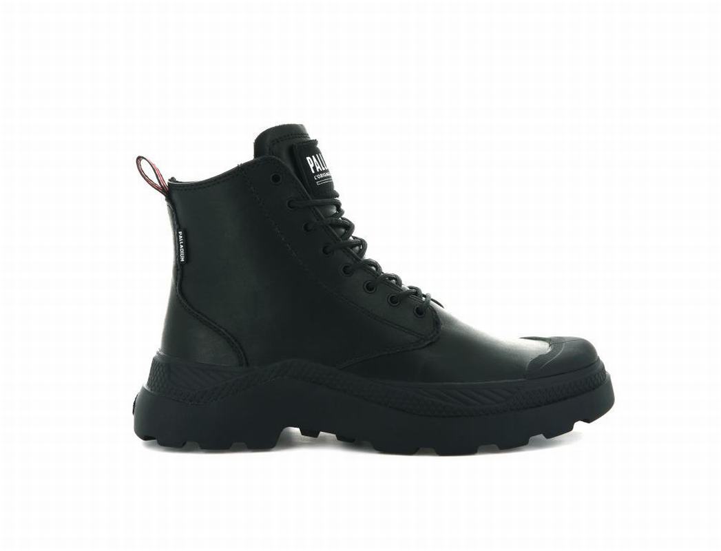 Zapatos Palladium Pallakix Mid Sk Altas Mujer - Negras ||IYLB-08754||